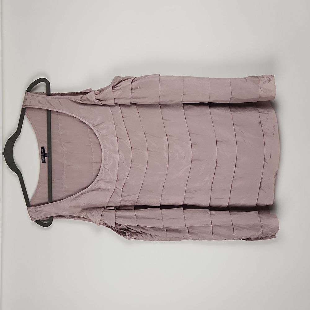 Eileen Fisher 100% Silk Mauve Sleeveless Top 3X
